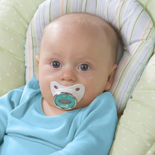 checking child temperature