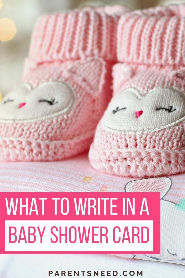 What to write in a baby shower card