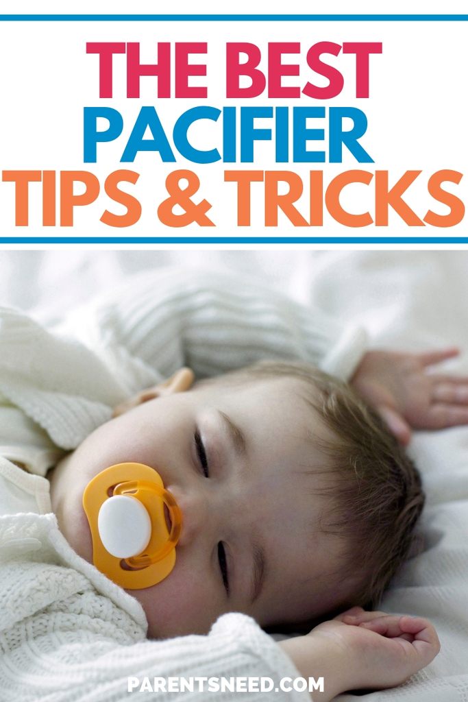 tips for using pacifiers
