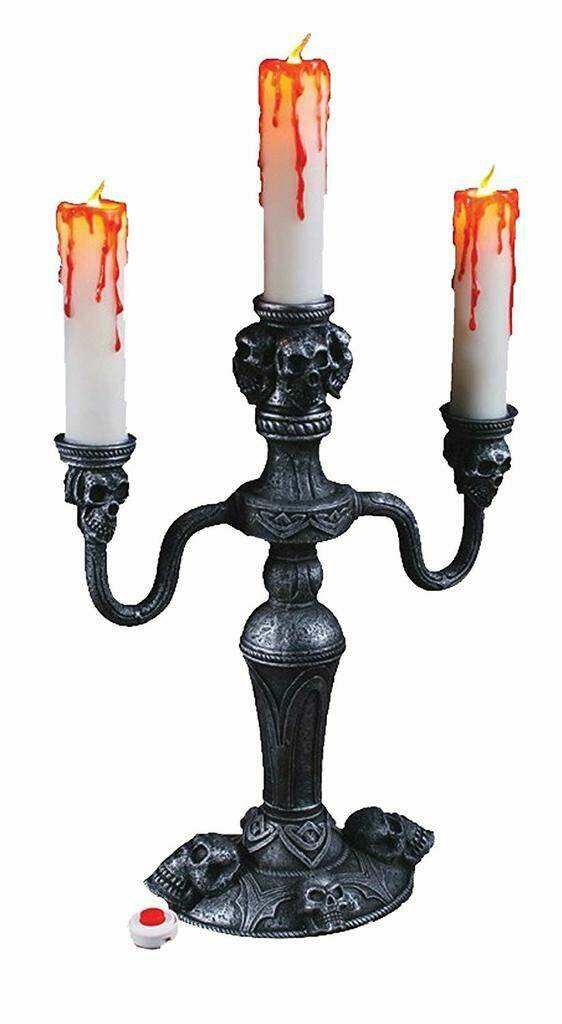 lit up candle stick halloween decoration