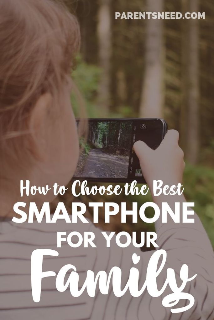 A small child using a smartphone