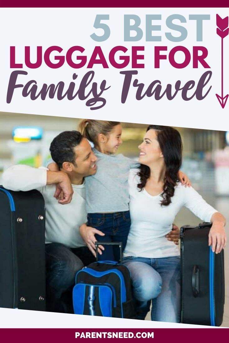 A young family going on holiday