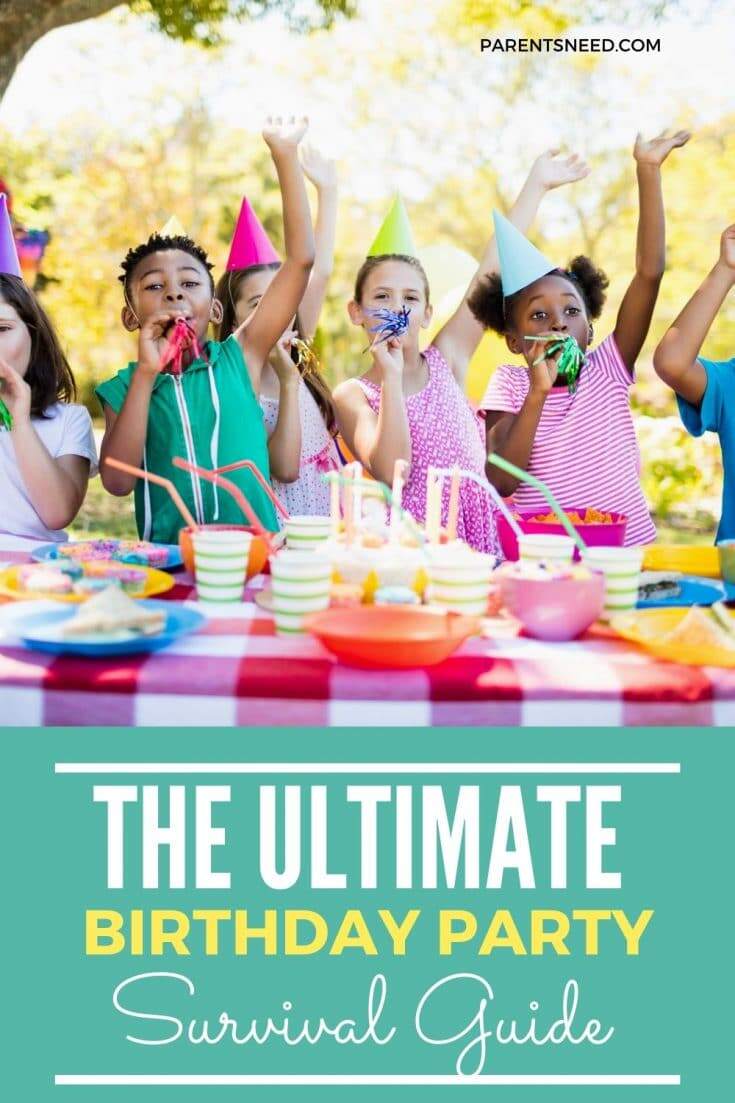 children having a great time a birthday party