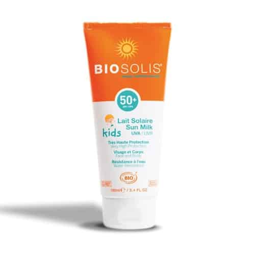 Biosolis Kids Sun Milk Face & Body Organic Sunscreen, SPF 50