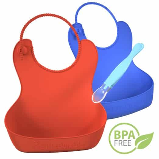 Billie Bumble Silicone Baby Bibs