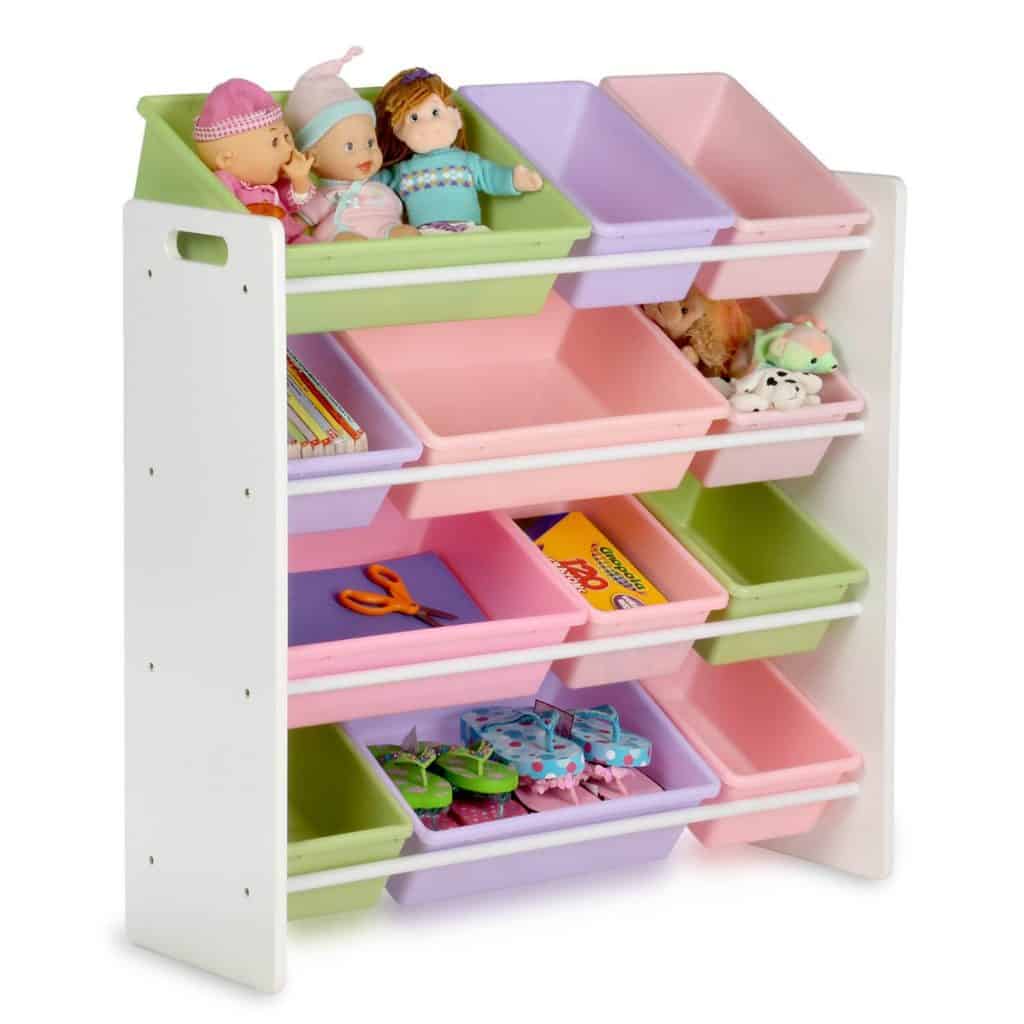 Honey-Can-Do SRT-01603 Kids Toy Organizer and Storage Bins