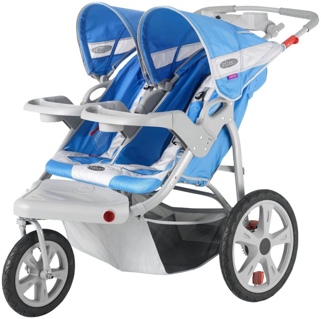 InStep Safari Double Swivel Stroller