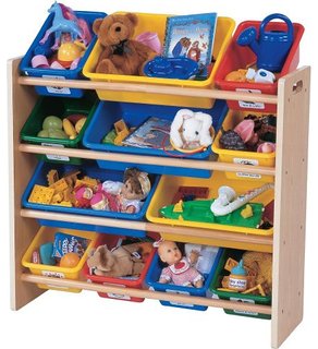 Tot Tutors Kids Toy Organizer With Storage Bins
