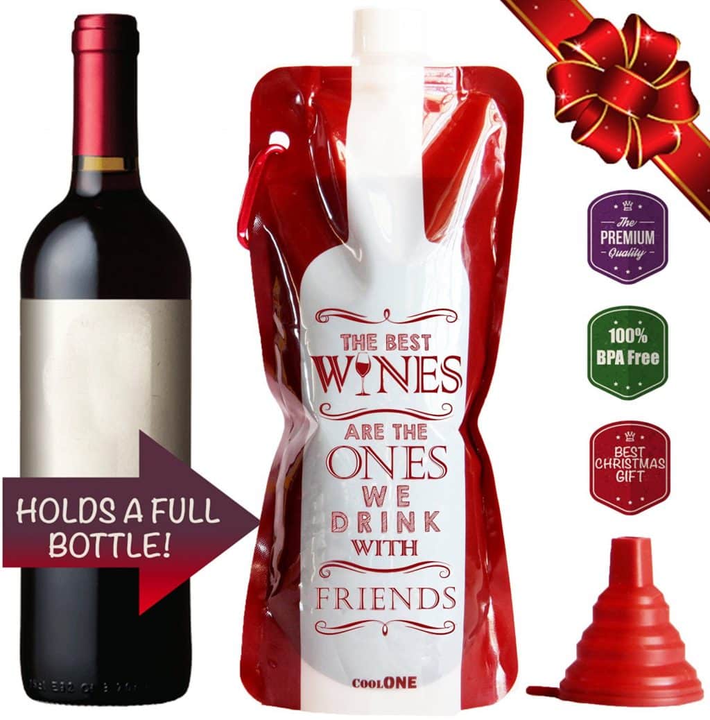 Cool One Flexible Unbreakable Wine Bottle