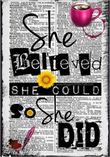 Daily Gratitude Journal - She Believed She Could So She Did