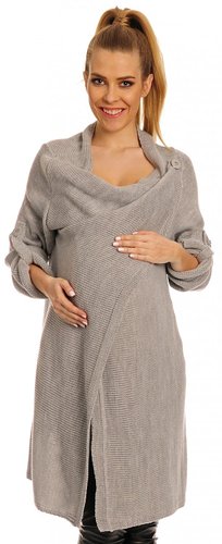 Happy Mama Women’s Maternity Waterfall Cardigan Blazer
