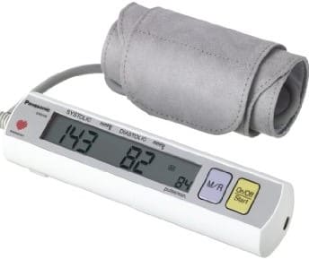 Panasonic EW3109W Portable Upper Arm Blood Pressure Monitor White/Grey