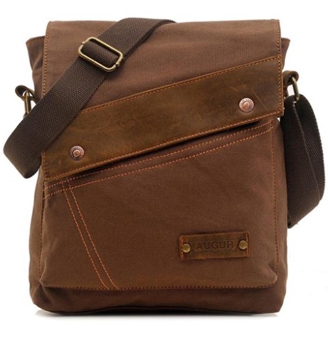Vere Gloria Small Canvas Messenger Bag