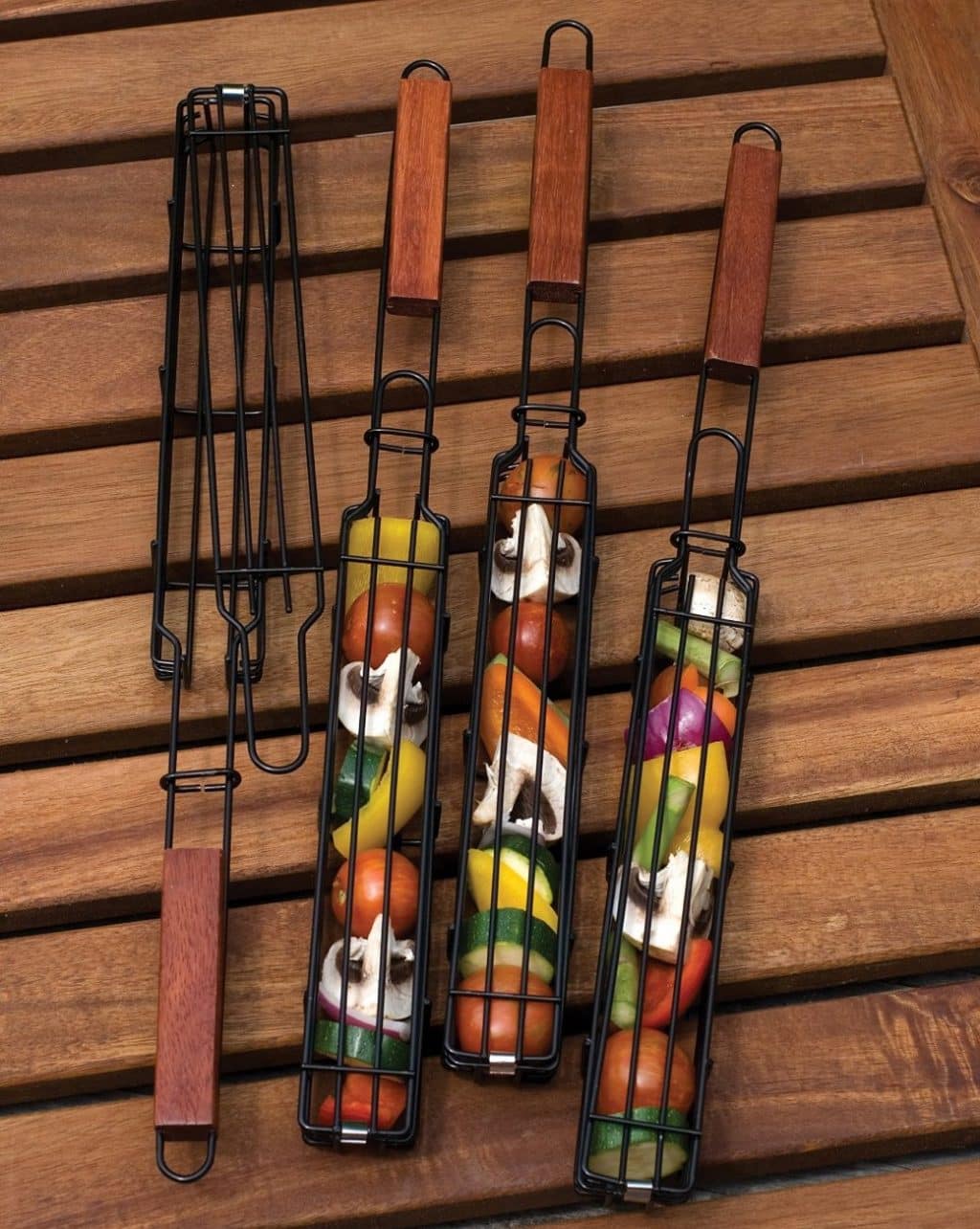 Charcoal Companion Nonstick Kabob Grilling Baskets