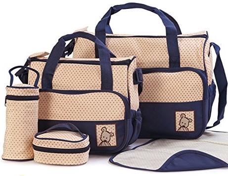 Moolecule 7 in 1 Mommy Diaper Bag Set