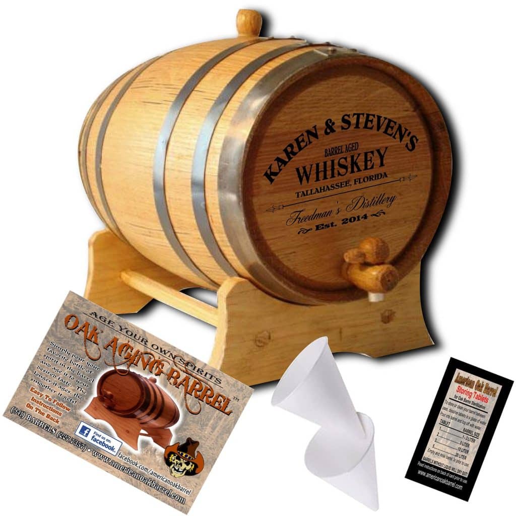 Personalized American Oak Aging Barrel