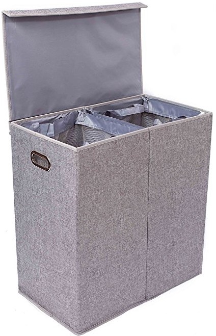 BirdRock Home Double Laundry Hamper