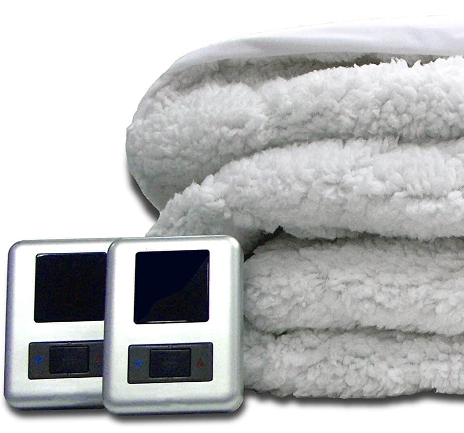 Biddeford Sherpa Quilted Heated Mattress Pad