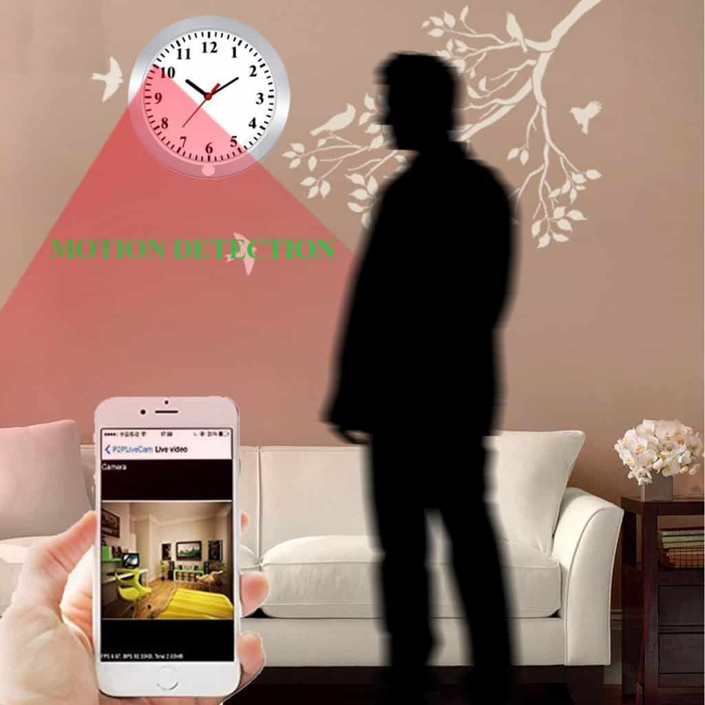 CAMAKT WiFi Wall Clock Camera