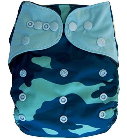 EcoAble Baby Charcoal Bamboo Cloth Diaper