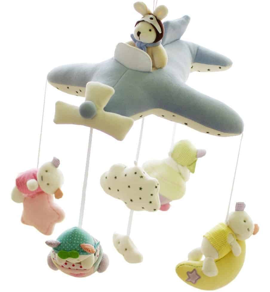 SHILOH Deluxe Baby Plush Crib Mobile