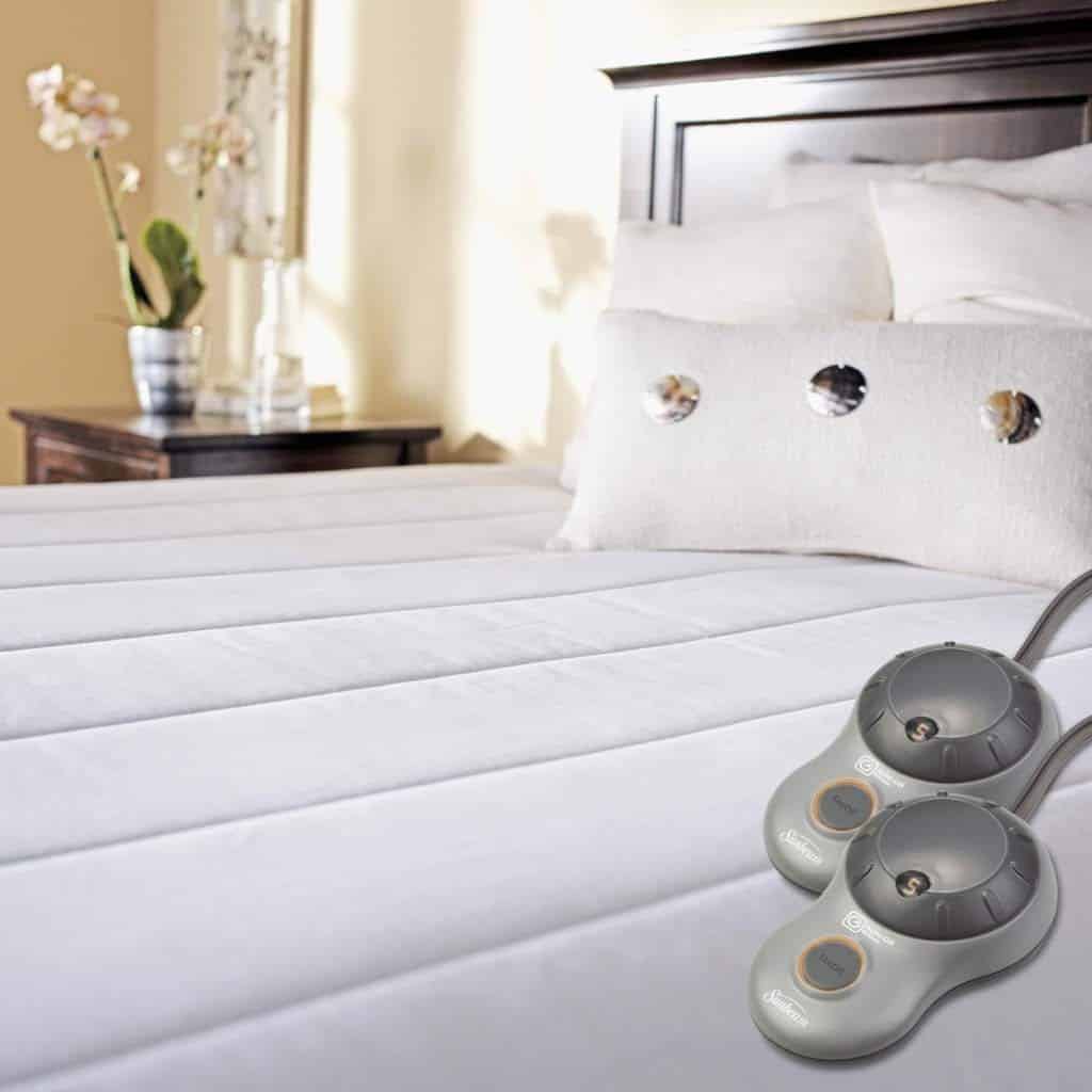 Sunbeam Quilted Heated Mattress Pad