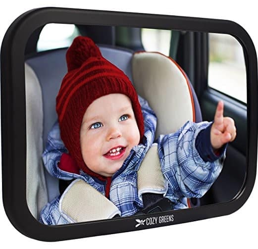 Cozy Greens Baby Car Mirror for Back Seat 