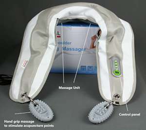Kendal Neck Shoulder Back Tapping Massager Heated Therapy 