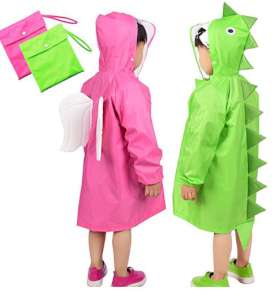 Rainbrace Girl Boy Cartoon Waterproof Hood Jacket