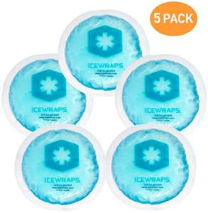Round Reusable Gel Ice Packs With Cloth Backing 