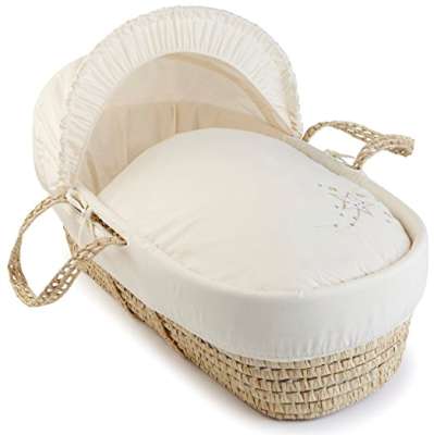 Clair de Lune Starburst Palm Moses Basket