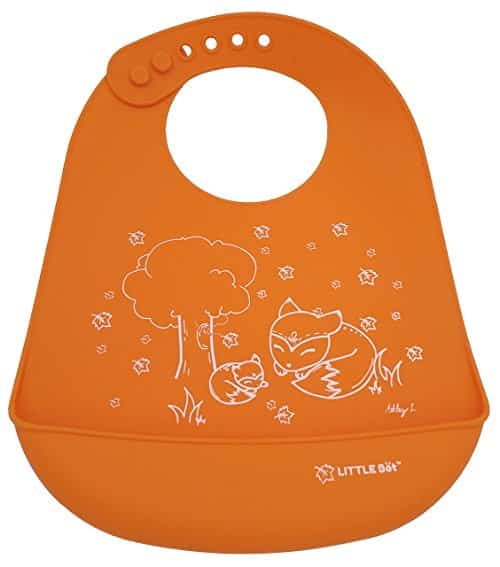 Little Bot Baby Silicone Bib