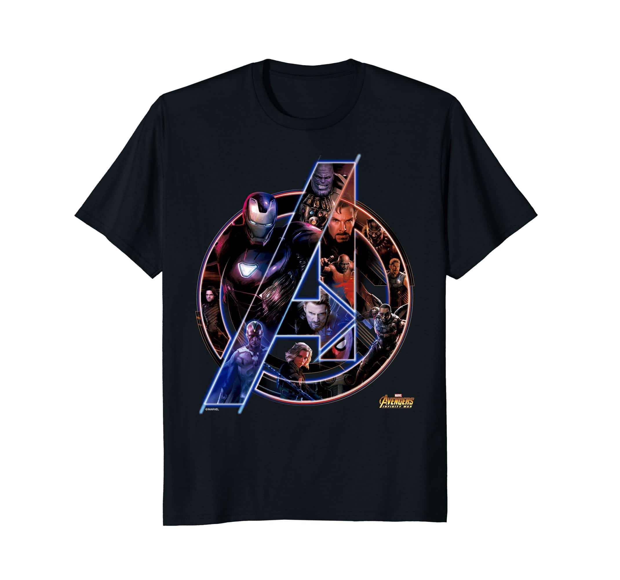 marvel avengers infinity war t-shirt