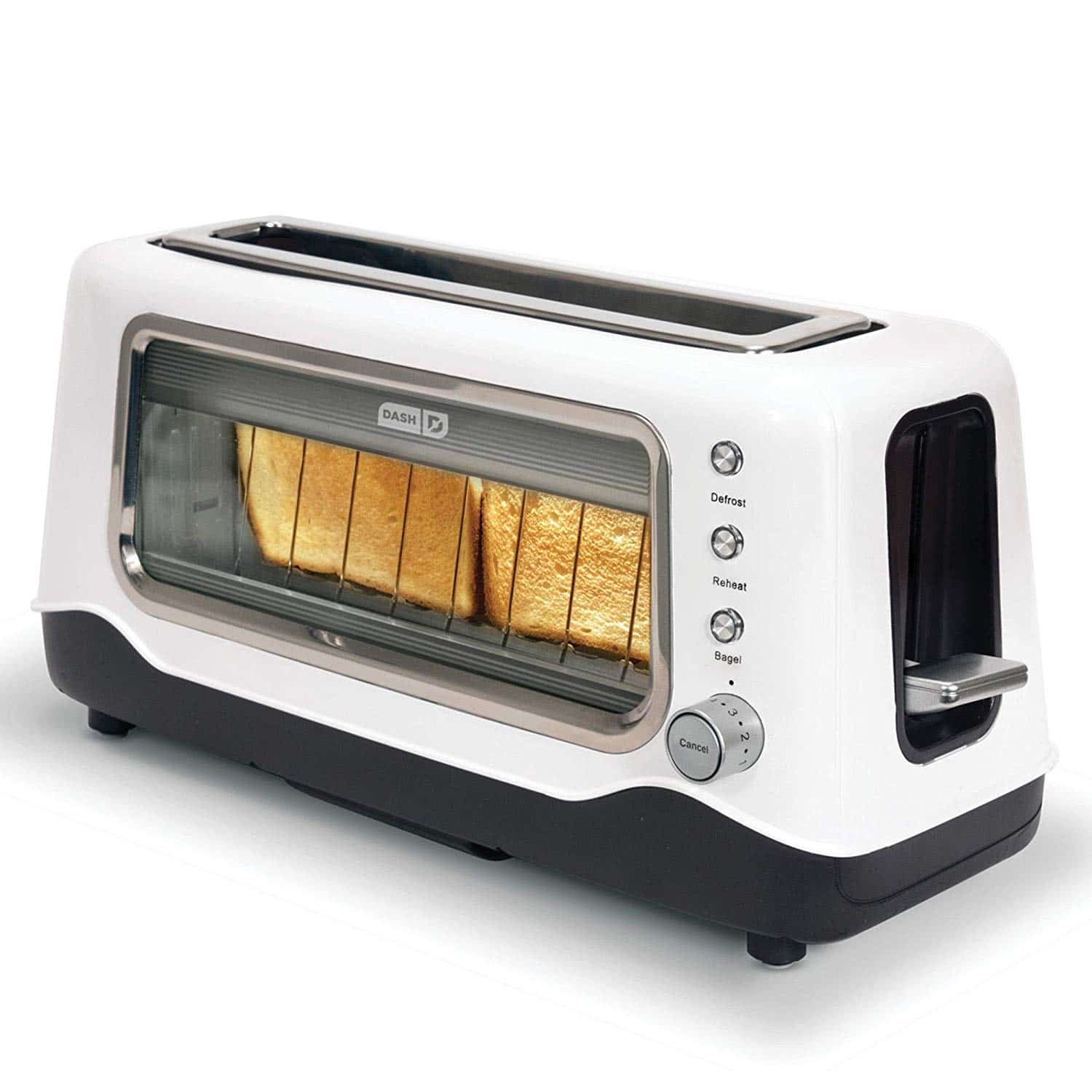 see through toaster that's easy to clean