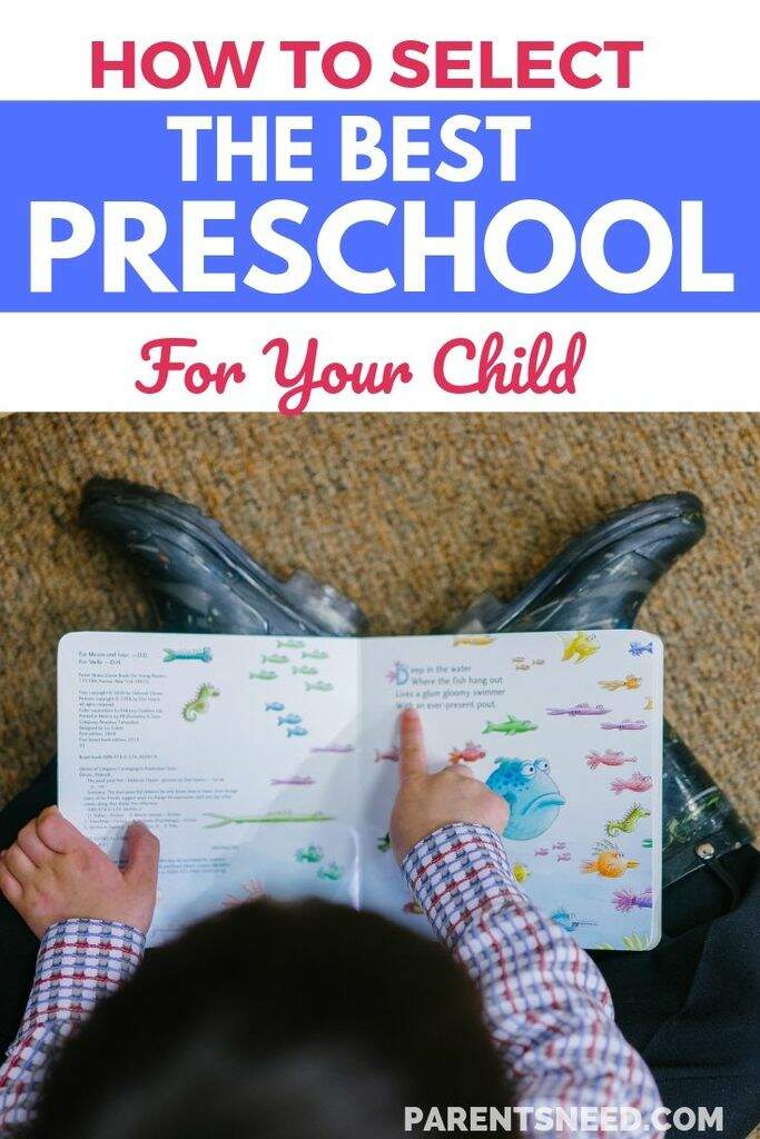 Child learning to read