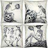 4 Pieces Halloween Pillow Case
